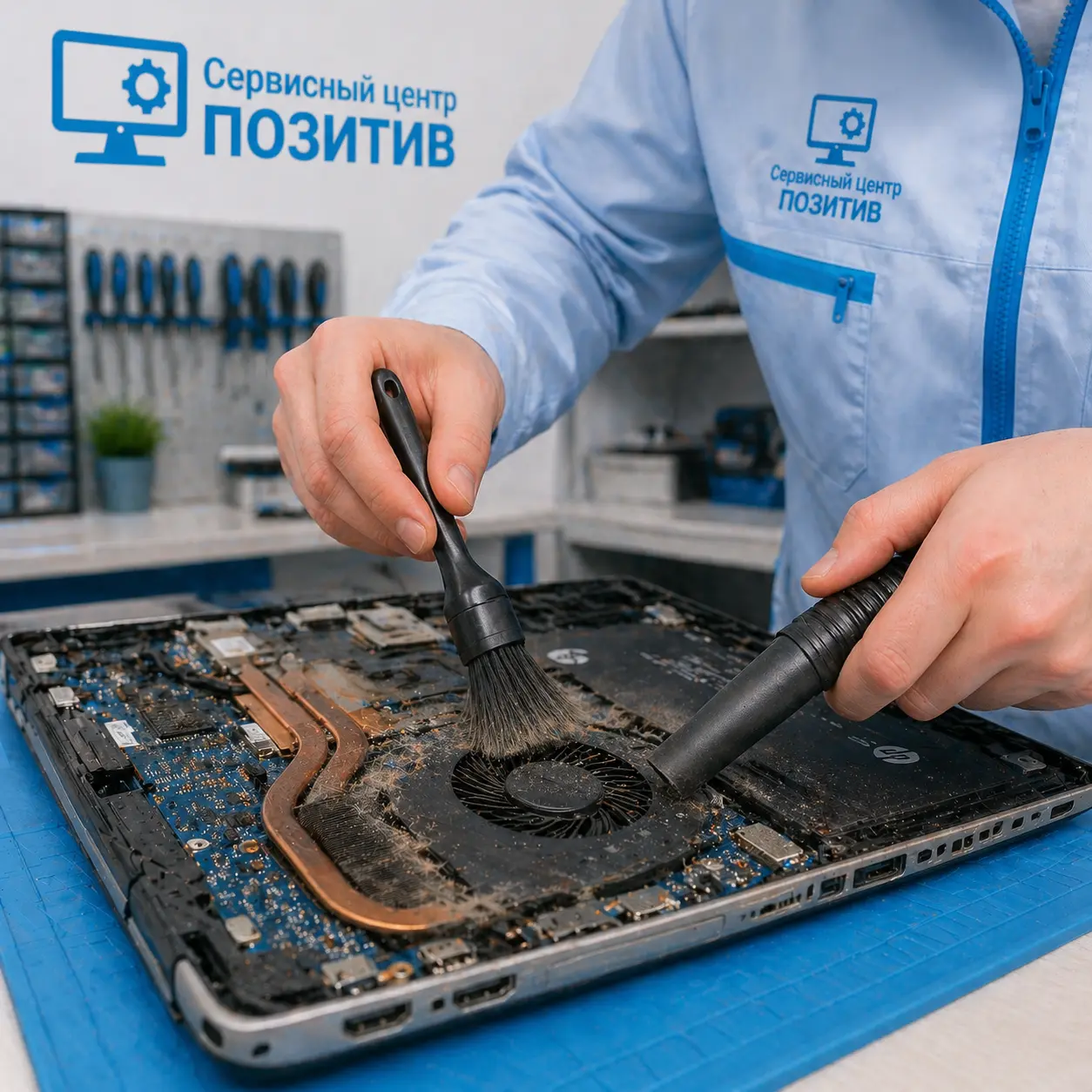 чистка ноутбука HP в Котельниках