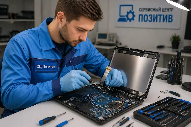 Ремонт шлейфа матрицы ноутбука в Котельниках