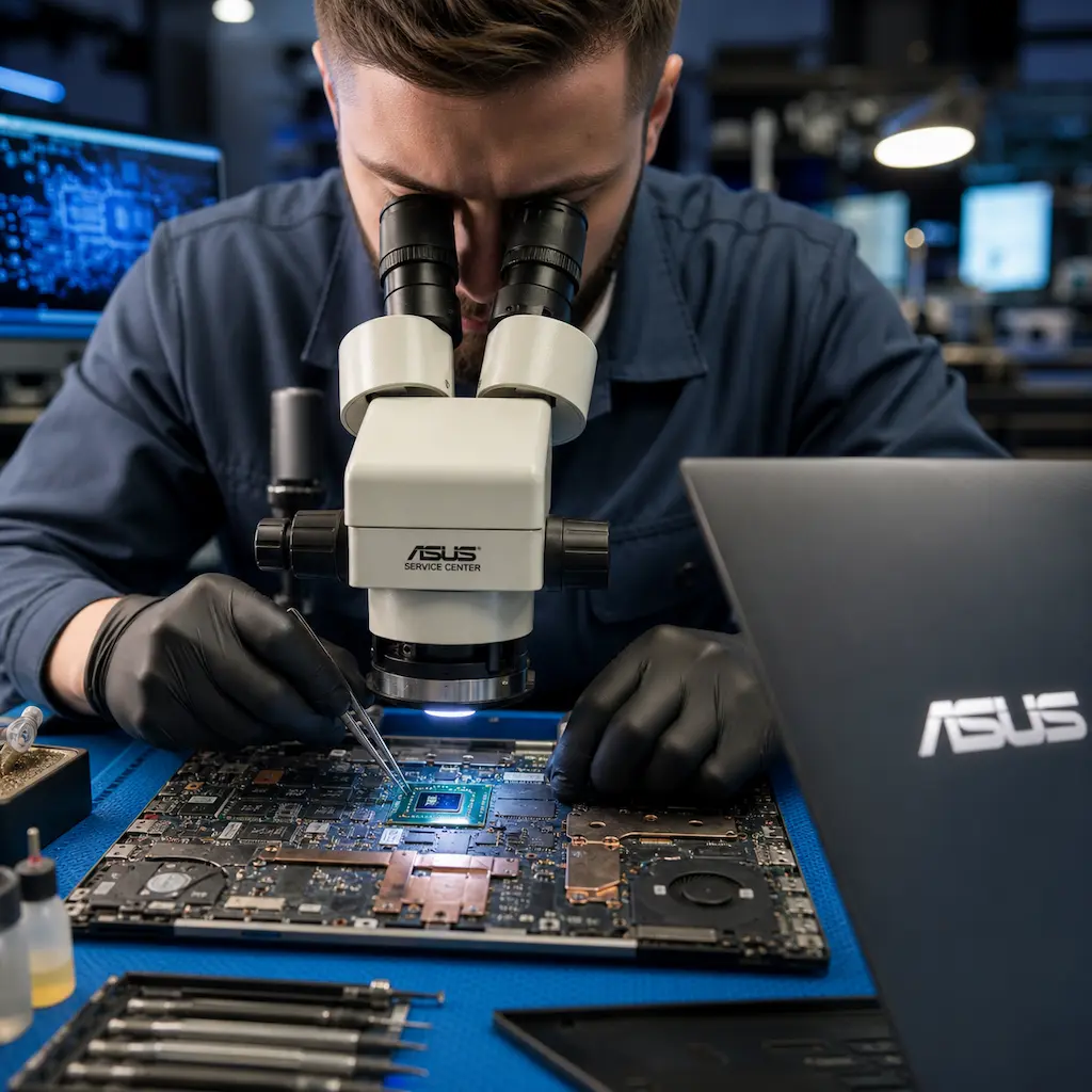 Замена видеокарты ноутбука Asus в Котельниках