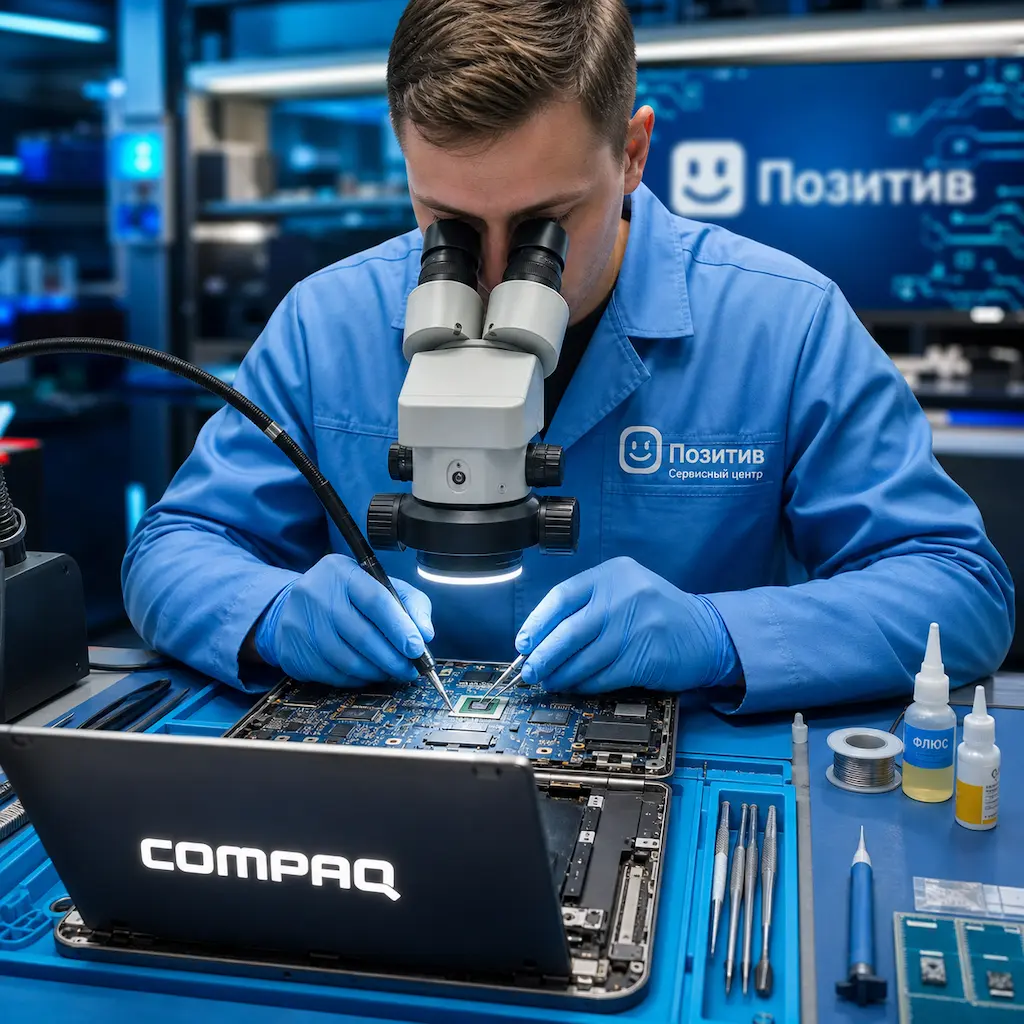 Замена видеокарты ноутбука Compaq в Котельниках