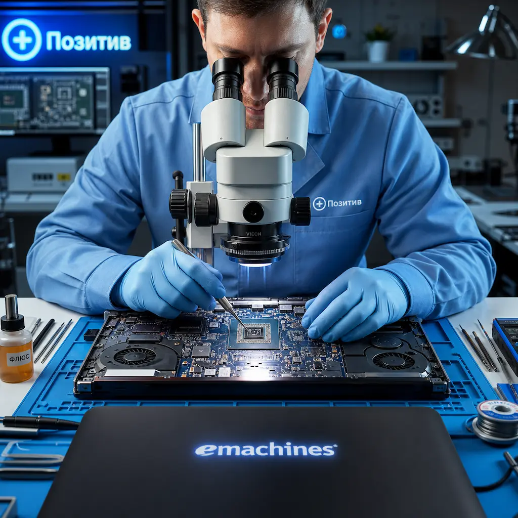 Замена видеокарты ноутбука Emachines в Котельниках