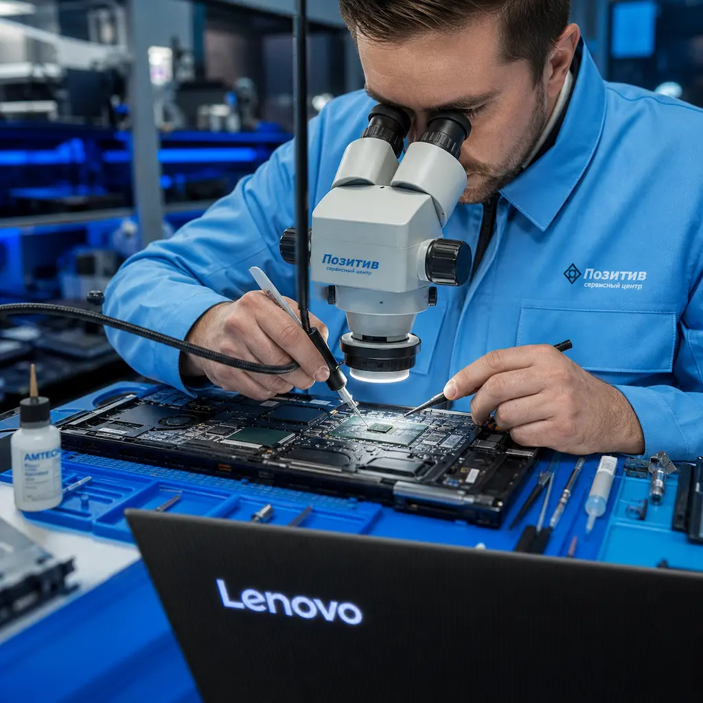 Замена видеокарты ноутбука Lenovo в Котельниках