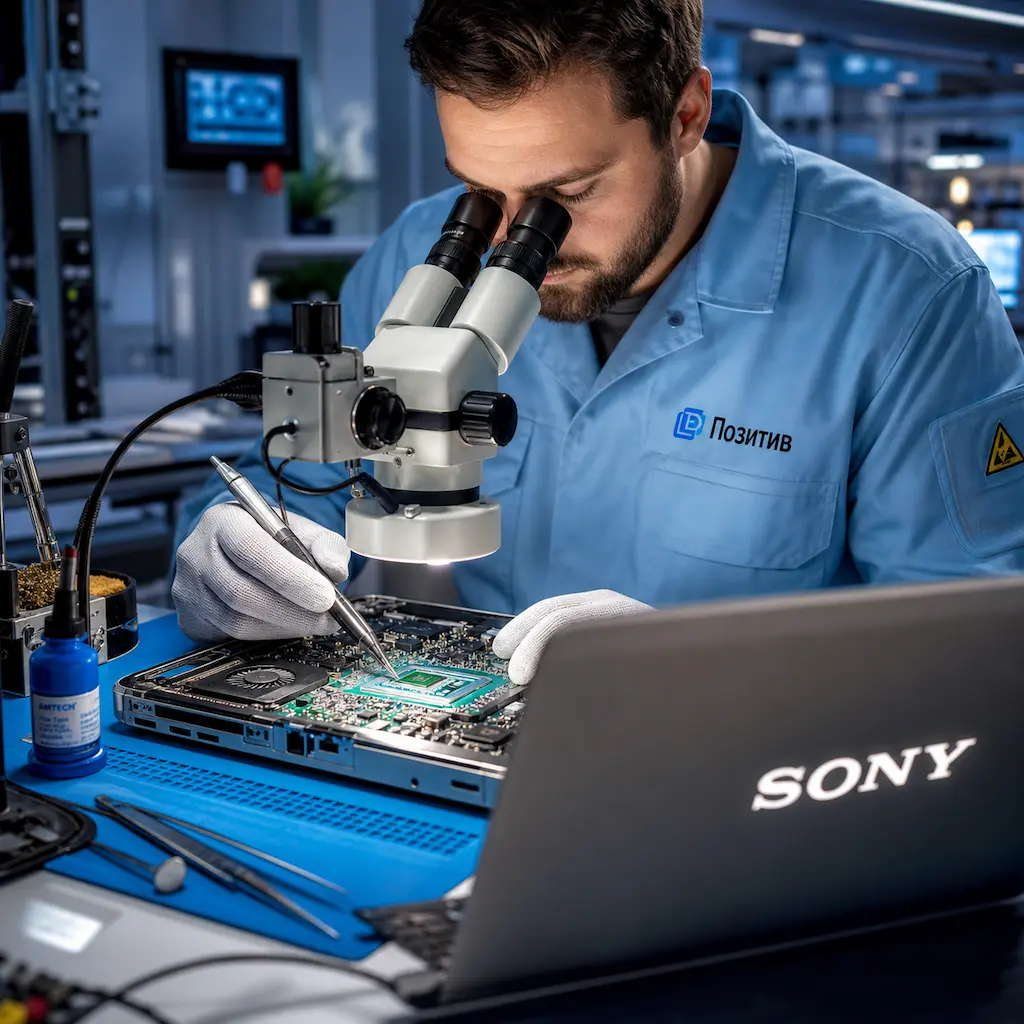 Замена видеокарты ноутбука Sony в Котельниках