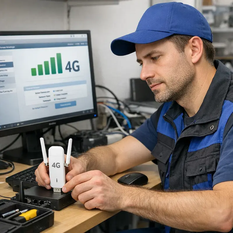 Настройка LTE модема в Котельниках