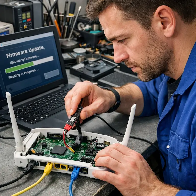 Обновление прошивки роутера в Котельниках