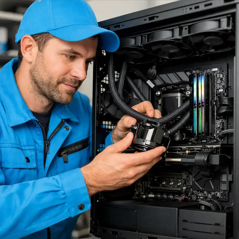 Установка СЖО на ПК в Котельниках