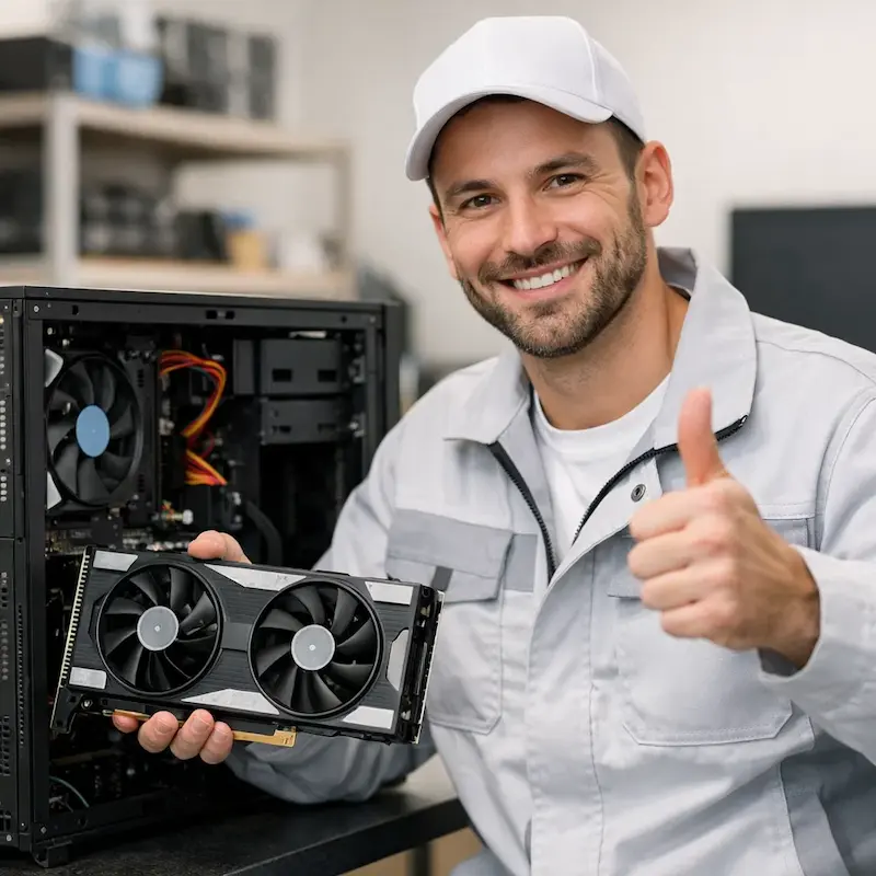 установка видеокарты на ПК в Котельниках